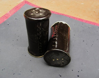 Salt and Pepper Shakers Handmade  Spice Shakers Ceramic Pottery Stoneware