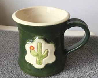 Mug Coffee Cup Teacup Ceramic Pottery Handmade Hostess Gift For Her
