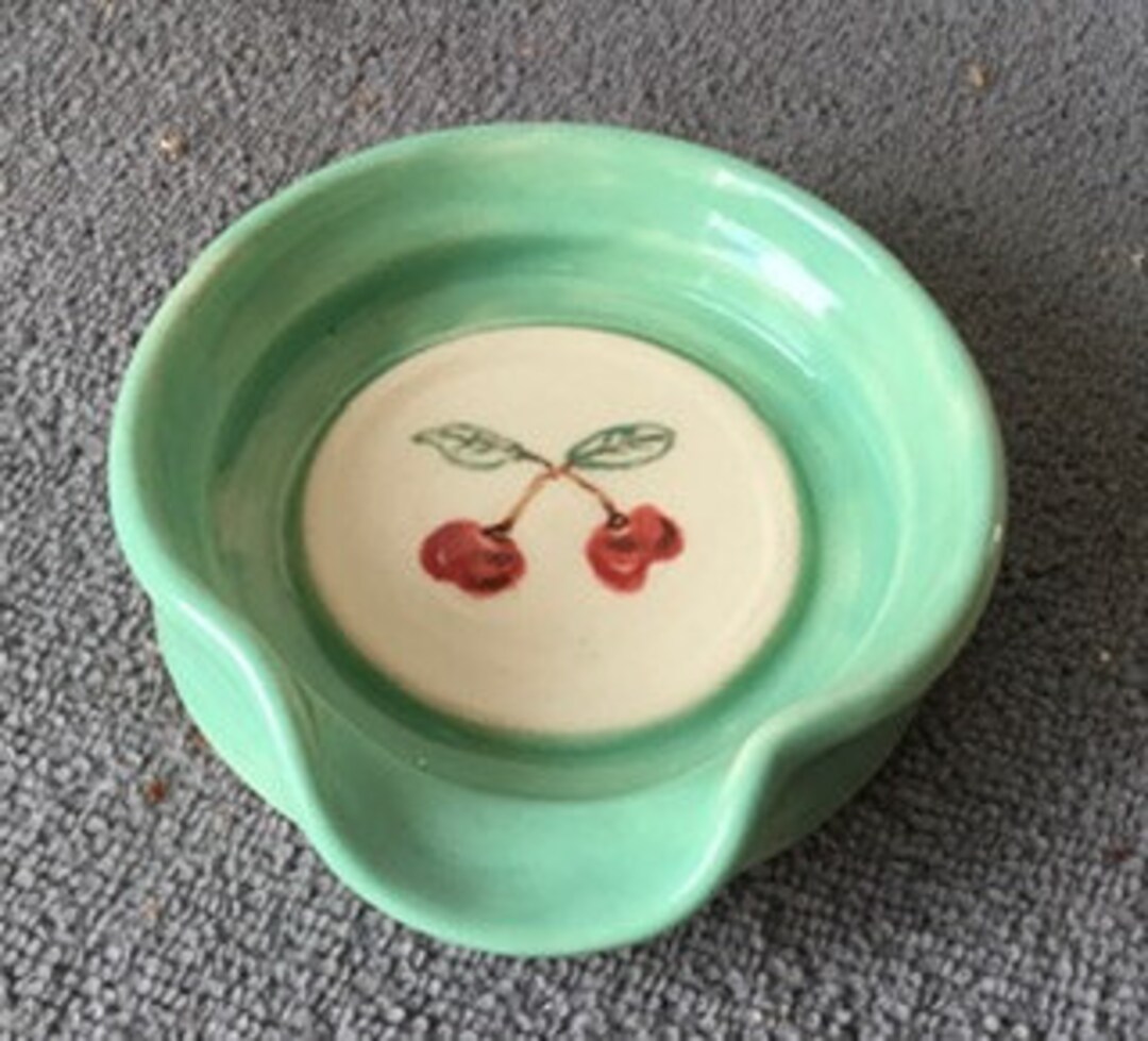 Spoon Rest Pottery, Ceramic Soap Dish, Spoon Holder Farmhouse Kitchen