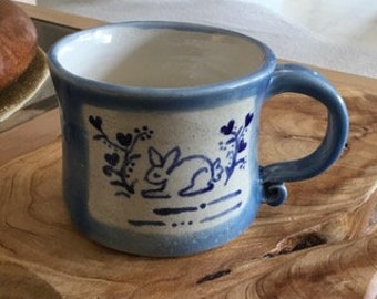 Mug, Pottery Ceramic Cup,  Handmade  Pottery, Teacup