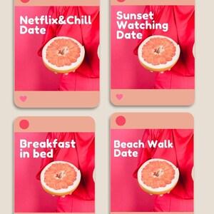 Couple Vision Board Kit Printable | 50 Date Ideas for Couples | Relationship Goals Activity | Printable image 12