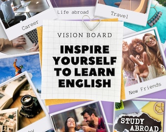 Vision Board "Inspire yourself to learn English"