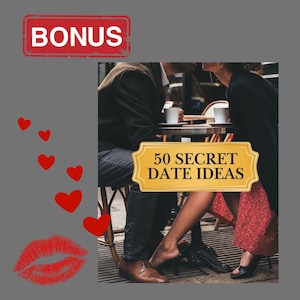 Couple Vision Board Kit Printable | 50 Date Ideas for Couples | Relationship Goals Activity | Printable image 10