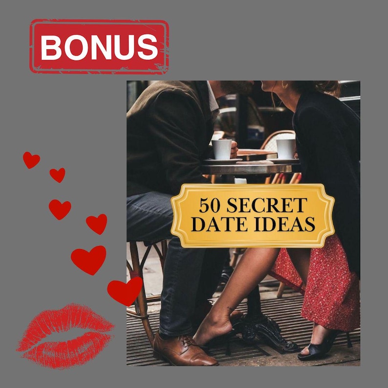 Couple Vision Board Kit Printable | 50 Date Ideas for Couples | Relationship Goals Activity | Printable image 10