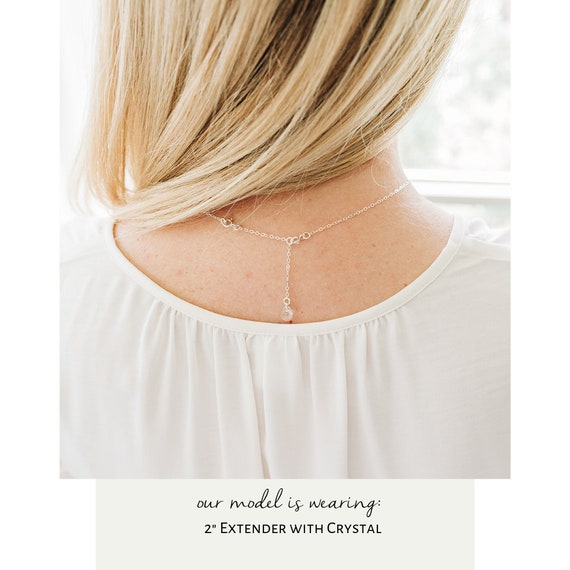 Necklace Extender. Add Length to Your Necklace. Sterling Silver, 14k  Gold-Filled, Rose Gold-Filled.