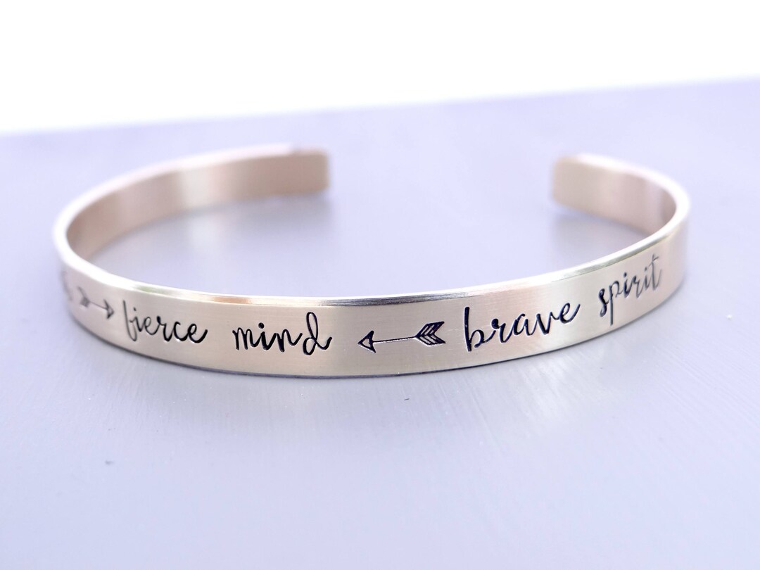 KIND HEART, BRAVE MIND, FIERCE ONE - Bangle main image 0