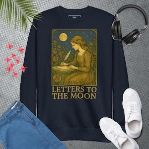 Sudadera vintage Cartas a la Luna