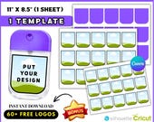 Spray Bottle Label Template, Hand Sanitizer Label, Spray Label Template, Editable Canva Frame, Hand Sanitizer Template, Canva Editable