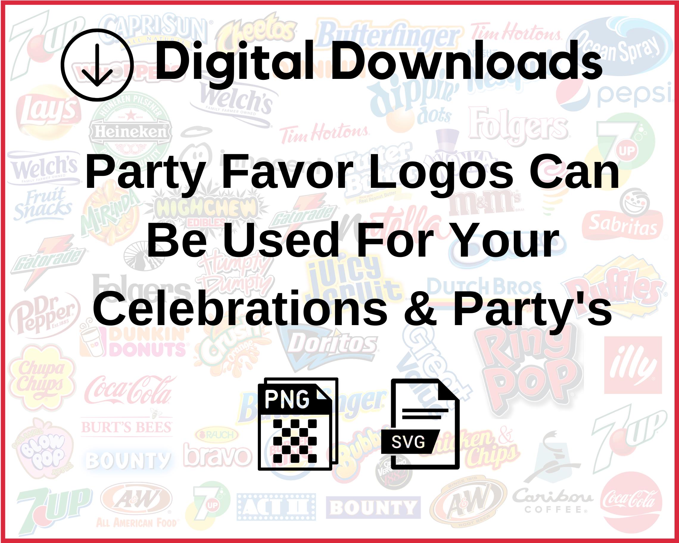 150+ Party Favor Logos, Party Favor Logos, Party Favor Stickers ...