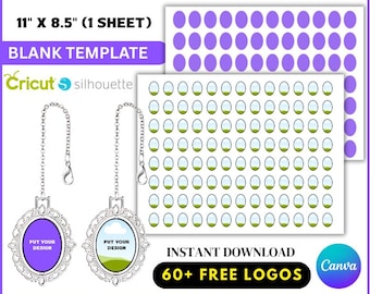 Graduation Cap Charm Template, Grad Cap Charm, Tassel Pendant Charm, Cap Charm Memorial Template, Graduation Charm, Canva Editable