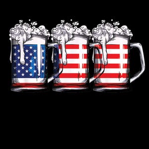 Beer American Flag PNG | Funny 4th of July Drinking Shirt Design | Merica Party Sublimation | USA Red White Blue Digital Download