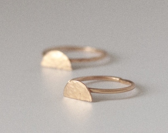 LUNA Stacking Ring - Gold Fill Stacking Ring - Gold Fill Ring - Stacking Ring