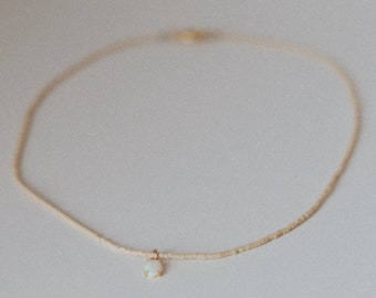 MARGOT Opal Choker - Beaded Necklace - Opal Jewelry - Choker - Layering Necklace