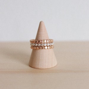 MIXED METAL Stacking Ring Set