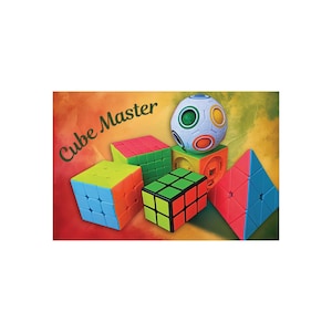 Cube Master Foam Board, Puzzle Wall Art, Game Room Decor, Gift for Gamers, Educational Playroom Decoration, DIY Craft Supplies