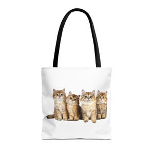 Adorable Cat Tote Bag | Cute Cat Lover Gift, Pet Accessory, Fun Shopping Tote, Animal Lover Bag, Unique Cat Decor