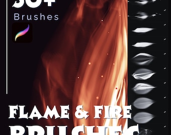 Procreate Flame & Smoke Brushes : effets de feu réalistes pour iPad