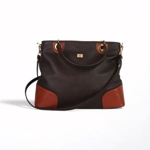 Handgefertigte Leder Tragetasche, Leder Handtaschen, Italienische Ledertasche, Leder Tote, Tragetasche mit Reißverschluss, Leder Schultertasche Frauen, Mama Geschenk