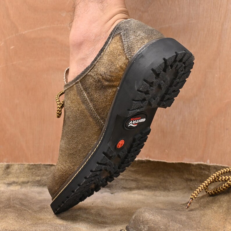 Comfort fit suede leather traditional shoes suitable for walking and daily wear