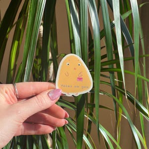 Sticker mignon poussin | Jaune sur vous | Sticker pour ordinateur portable