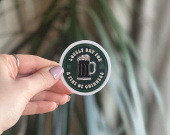 Sticker Guinness Irish: waterdichte laptopsticker