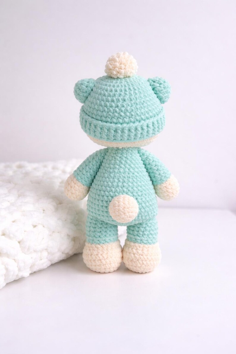 Teddy Bear Crochet Pattern: Amigurumi Plush Toy (PDF Pattern English ...
