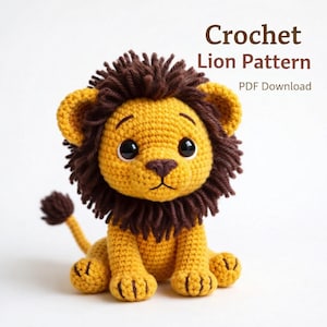 Amigurumi Löwe Häkelanleitung | Anfänger Freundliche Plüschtier (PDF Download)