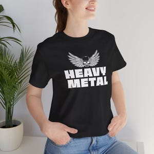 Bella+Canvas, Heavy Metal Unisex Tee | Rock Music Apparel | Perfect Gift for Metalheads, Concert T-Shirt, Vintage , Music Festival Outfit