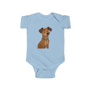 Cartoon Dog Onesie, Infant Bodysuit, Newborn Clothing Gift, Cute Baby Outfit, Toddler Romper, Soft Cotton Jumpsuit