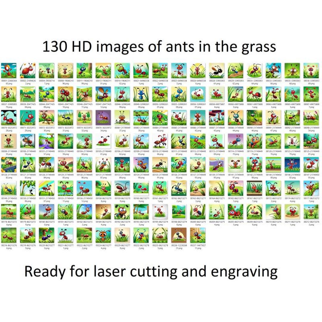 Ants in the Grass Mega Pack - Digital Files for Laser Cutting and ...
