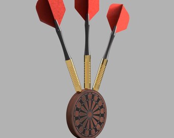 Dartboard Dart Holder - Digital Files for Laser Cutting and Engraving