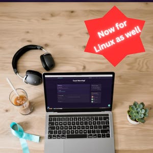 Aplicativo de planejamento para TDAH no Windows e Linux – Painel de controle do sistema operacional Digital Life para foco, gerenciamento de tarefas e rastreamento de hábitos.