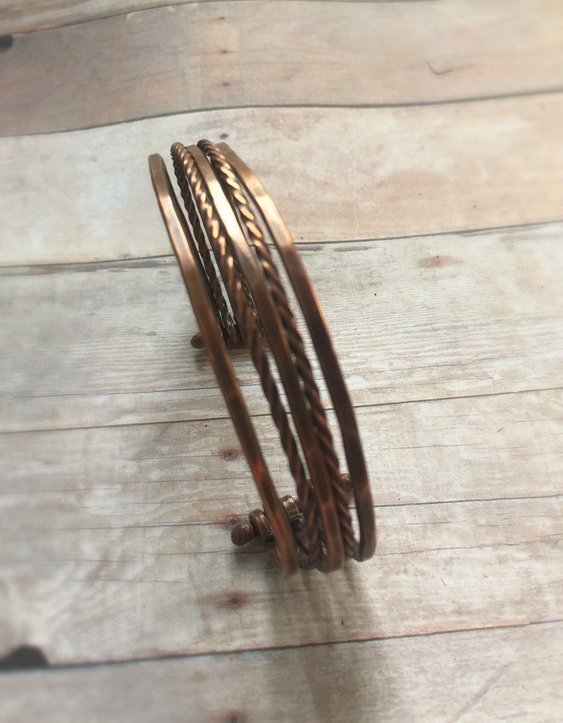 Unisex Bracelet Wire Copper Cuff Copper Cuff Bracelet for Etsy