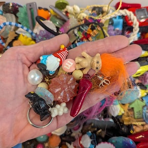 Crow Confetti Scoop: Whimsical Charms, Trolls & Gnomes - Mystery Trinkets