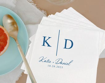 Custom Wedding Napkins: Personalized Party Decor With Names