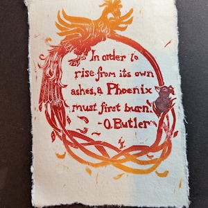 Octavia Butler Phoenix Quote Afdrukken
