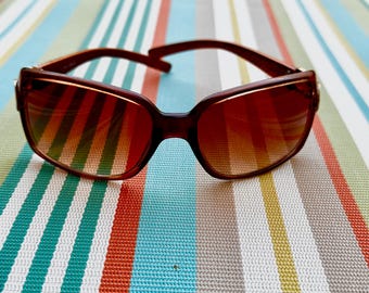 Vintage Coach Sunglasses, Y2K Tortoise Shell Oversized  display picture 2