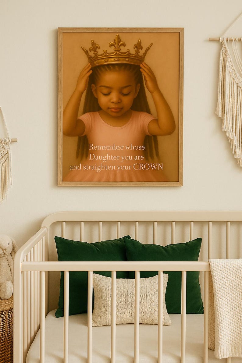 Personalized To My Daughter Blanket - Gift For Daughter From Mom - Remember Whose Daughter You Are & Straighten Your Crown