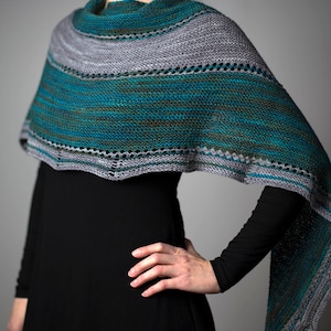 Oceanus Shawl Knitting Pattern