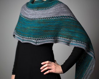 Oceanus Shawl Knitting Pattern