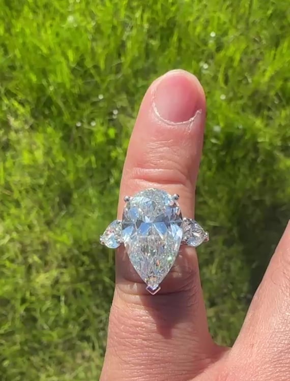 White Gold 18K, Diamond Ring 10ct(Lab Grown)