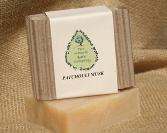 Patchouli Musk Handmade Soap with Goat Milk, all natural soap, homemade soap