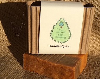 Annato Spice Handmade Soap, all natural soap, homemade soap, Vegan Soap, Exfoliating Soap