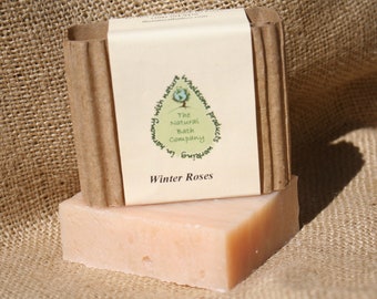 Rose Buds:  Goats Milk,  Handmade Soap, all natural soap,  Rose fragrance soap, Exfoliating Soap