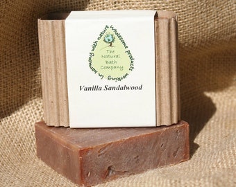 Vanilla Sandalwood Handmade Soap,all natural soap, homemade soap, Vegan Soap, Exfoliating Soap