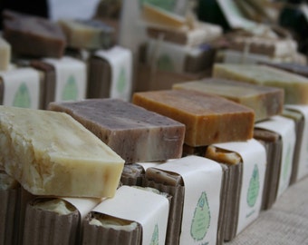 Buy 10 Get 3 Bars FREE Hand made Soap bars, gift, all natural soap, homemade soap, Vegan Soap, Exfoliating Soap