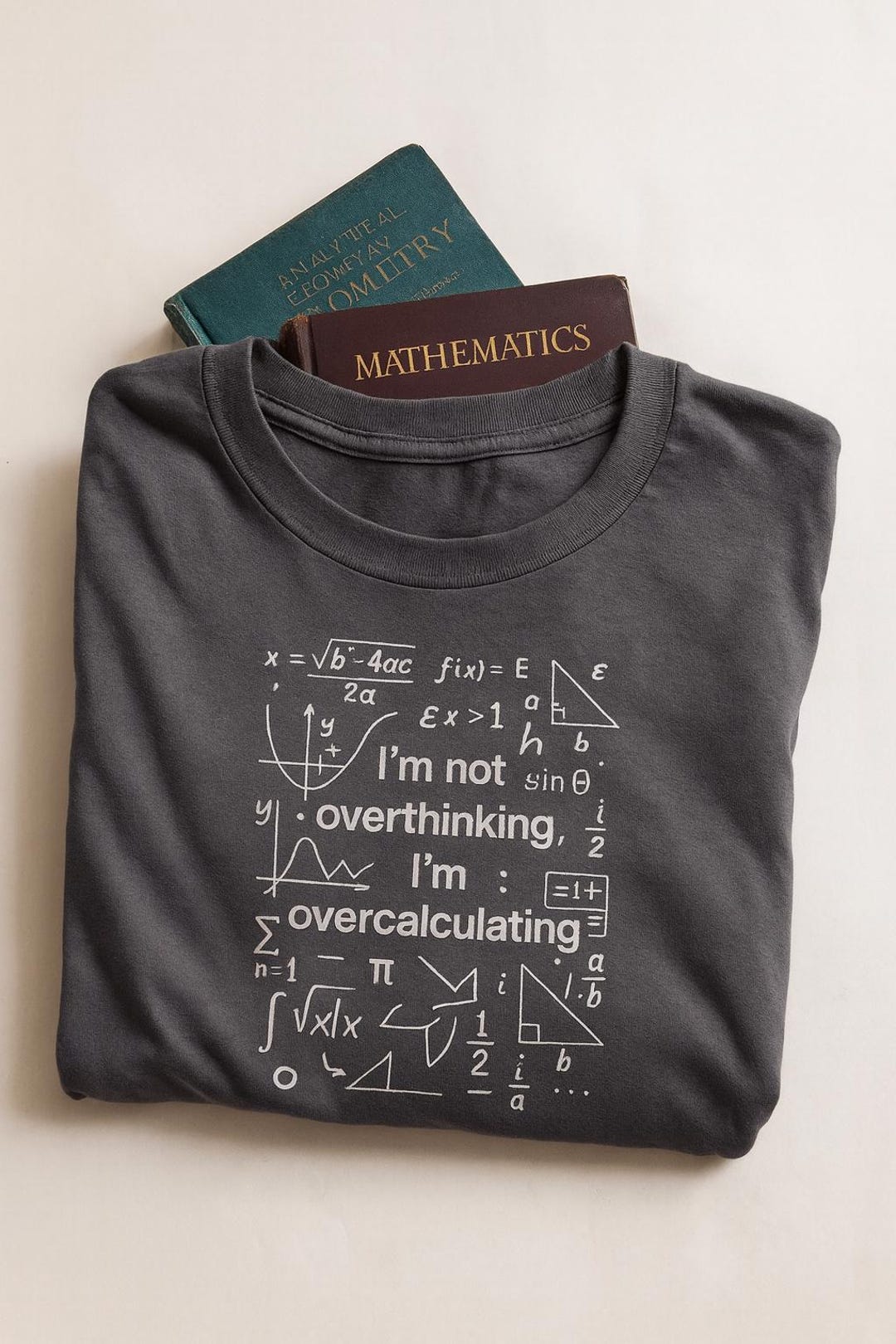 Overthinking Math Math Humor Shirt – I'm Not Overthinking, I'm Overcalculating | Funny ...