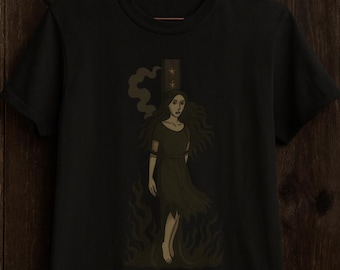 Occult T Shirt, Witchy T Shirt, Gothic Occult Shirt, Mystical Pagan Tee, Esoteric Witchy Vibes Graphic Shirt