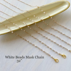 Mask Chains, Mask Lanyards, Mask Holders with beautiful Beads, Eyeglass Holders, Sunglass Holders