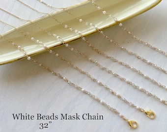 Mask Chains, Mask Lanyards, Mask Holders with beautiful Beads, Eyeglass Holders, Sunglass Holders